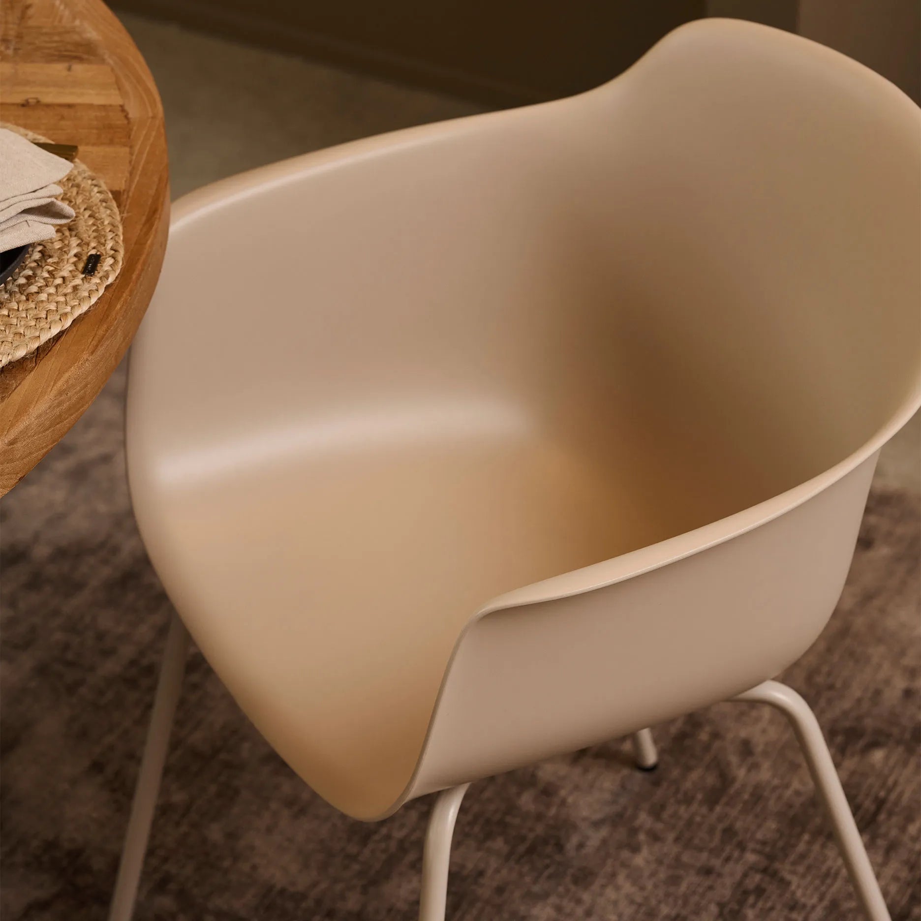 Enna spisebordsstol m. metal ben